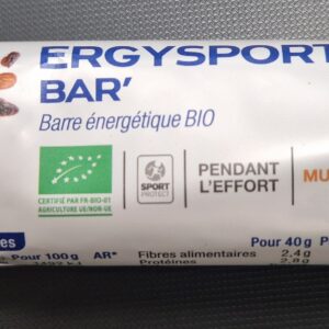 barre énergétique Bio (multifruit)